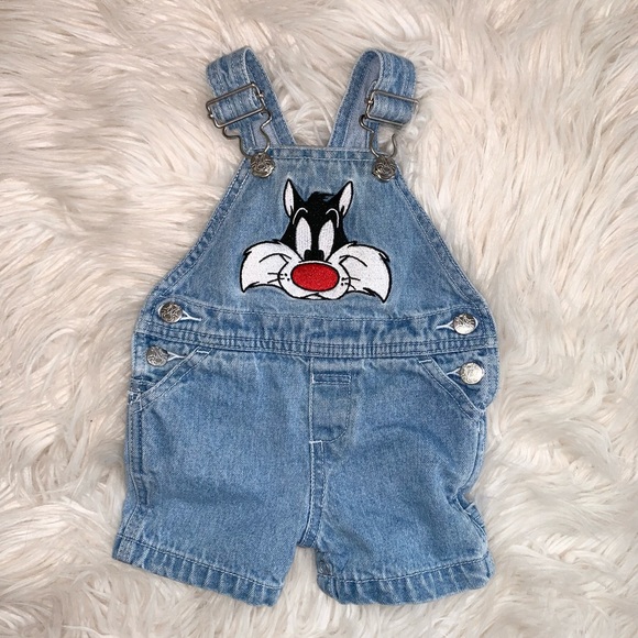 Warner Bros. Other - Looney Tunes Vintage Denim Overalls